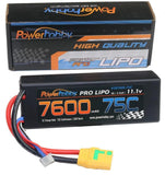 3S 11.1V 7600mAh 75C XT90 Hard Case Lipo Battery Powerhobby PHB3S760075HCXT90 Battery