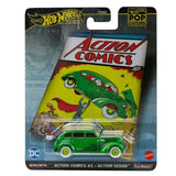 Hot Wheels Pop Culture Action Comics #1 Action Sedan Superman Car Model HVJ50-6B