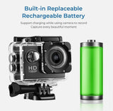 4K Ultra HD Action Camera with 2.0