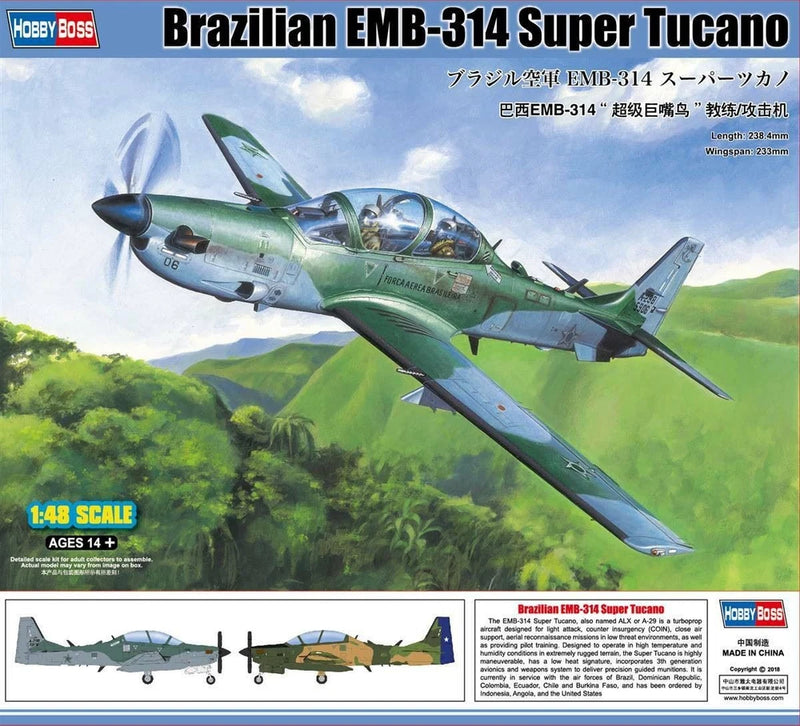 1/48 Hobby Boss Brazilian EMB314 Super Tucano
