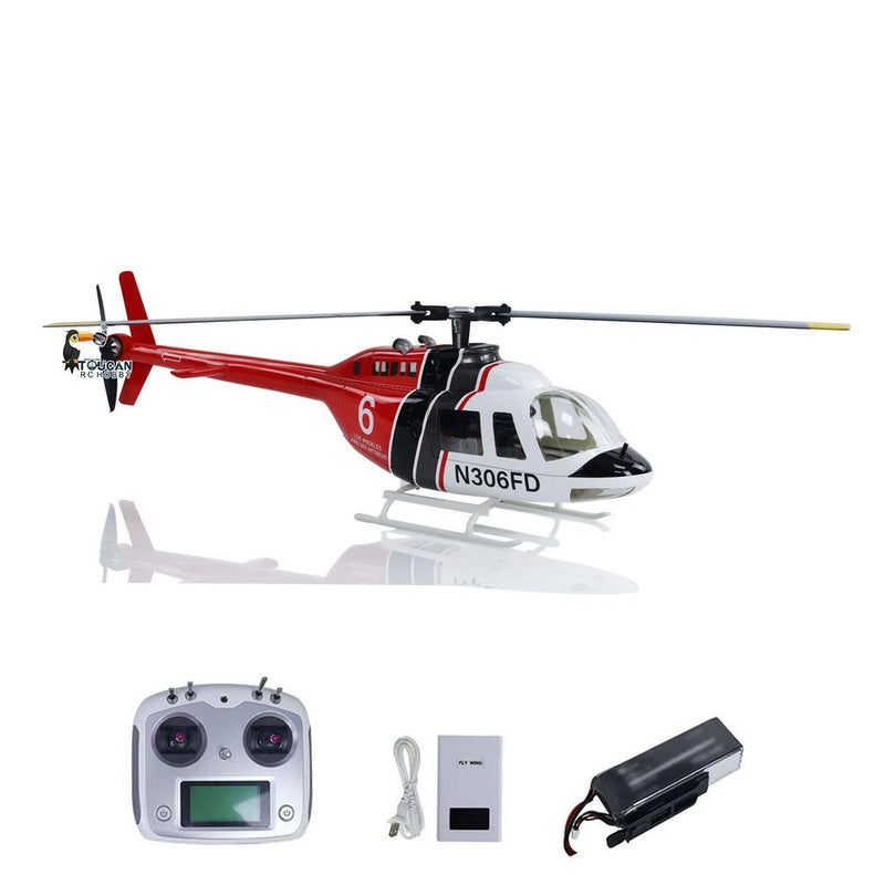 FLYWING RC Army Helicopter 206 V3 RTF Smart Drone Brushless Motor GPS Battery