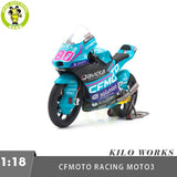 1/12 Kiloworks CFMOTO Racing Moto3 2024 Diecast Motorcycle Model Car
