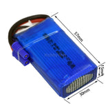7.4V 2S 850mAh 30C LiPO Battery EC2 plug fit Walkera F150 Drone / Rodeo 150-Z-27 Battery