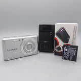 Panasonic Digital Camera Lumix DMC-F5 14.1MP Silver Tested