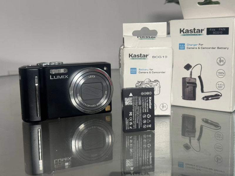 Panasonic LUMIX DMC-ZS5 / DMC-TZ8 12.1MP Digital Cam - Black + Battery & Charger