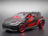 2020-2026 TOYOTA GR YARIS BLACK 1/64 SCALE COLLECTIBLE DIORAMA DIECAST MODEL CAR