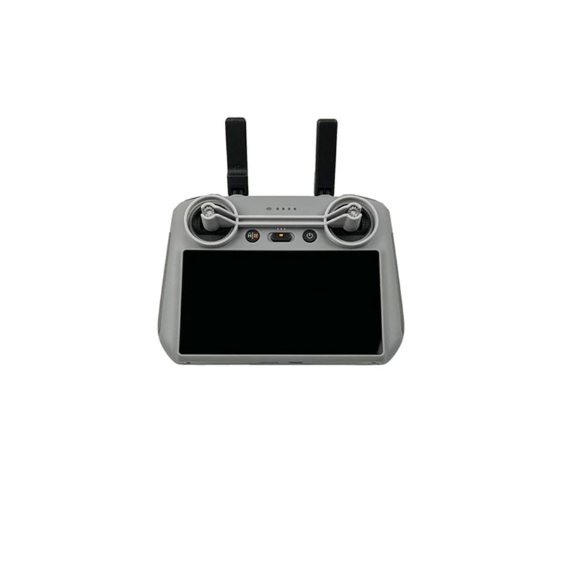 Drone remote control rocker holder with dual antennas and display