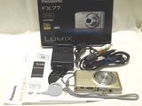 Panasonic LUMIX DMC-FX77 Compact Digital Camera Gold Excellent Condition