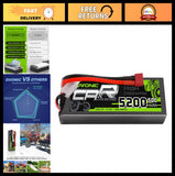 High-Performance 2S Lipo Battery 50C 5200mAh 7.4V with Dean Connector for RC Car