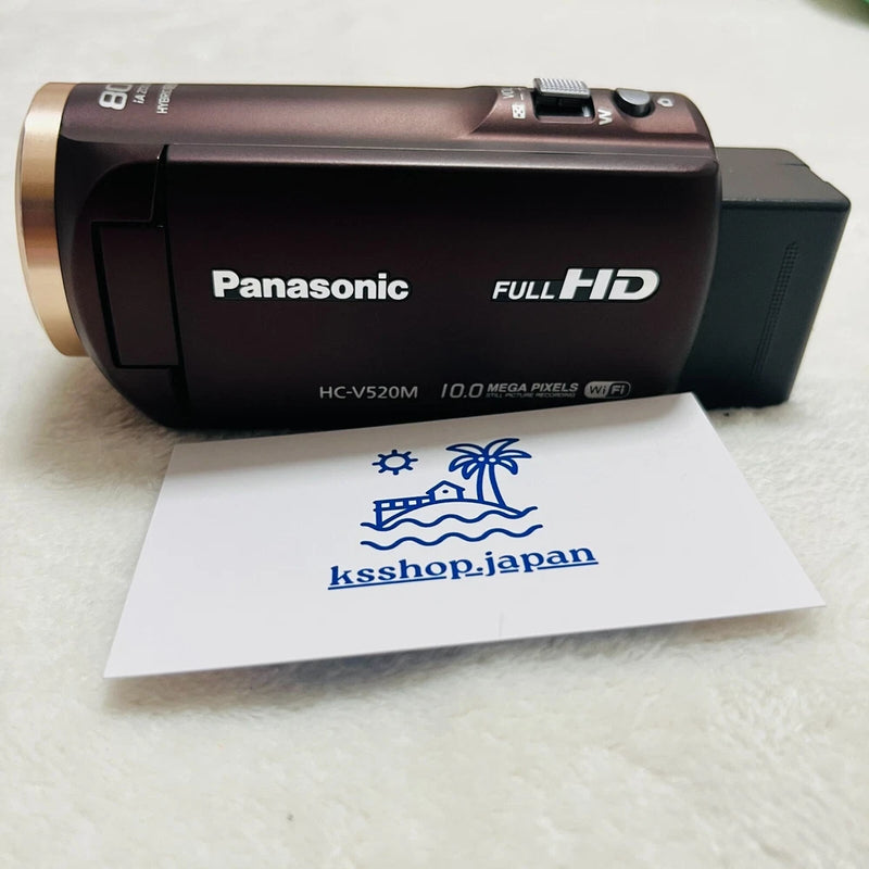 Panasonic HC-V520M Brown 2 megapixels Camcorder Video camera used from japan