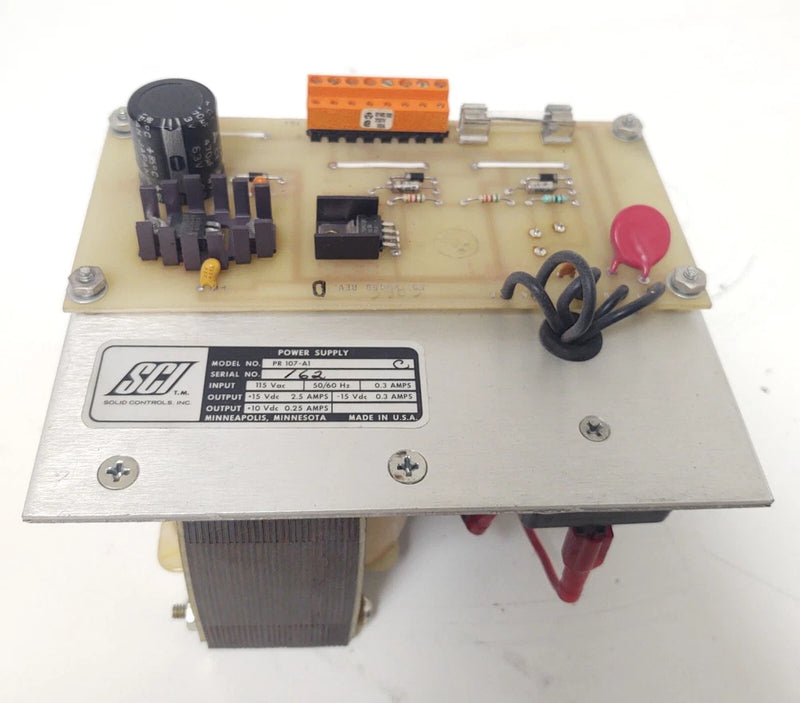 (TESTED) SCI POWER SUPPLIES PR107-A1 115VAC INPUT, +10VDC, +/- 15VDC OUTPUTS
