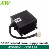 42V-90V to 12V 15A DC-DC Isolated Power Converter Step-down Module 48V60V72V-12V