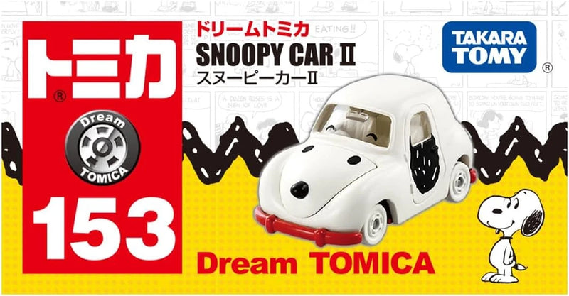 Dream Tomica Takara Tomy No.153 Snoopy Car Toy NEW from Japan