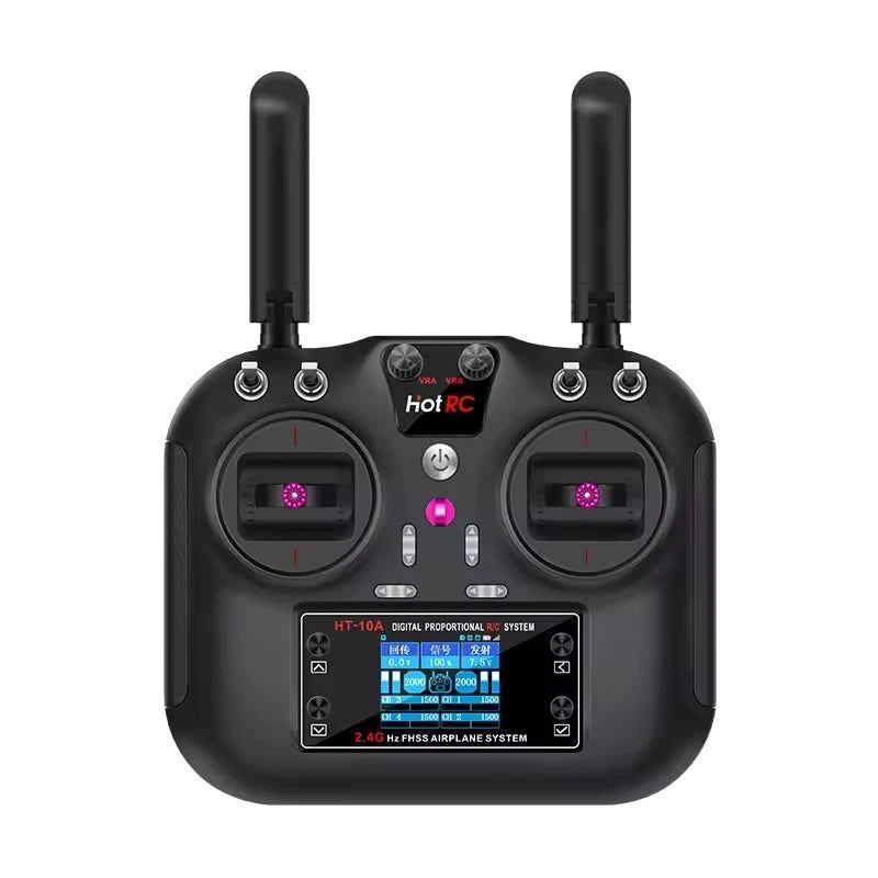 HT-10A RC Transmitter 10CH 2.4G for RC Boat Car Drone With F-10A Receiver