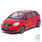 1:32 Honda Fit 4th Model Car Alloy Diecast Toy Vehicle Collection Kids Gift Red Battery