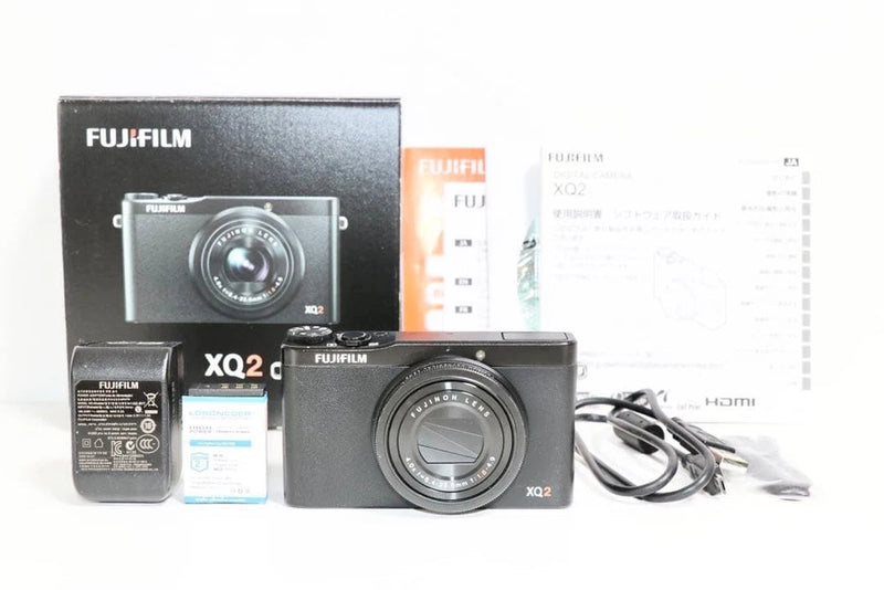 Fujifilm XQ2 Black Compact Digital Camera with Original Box and Accessories