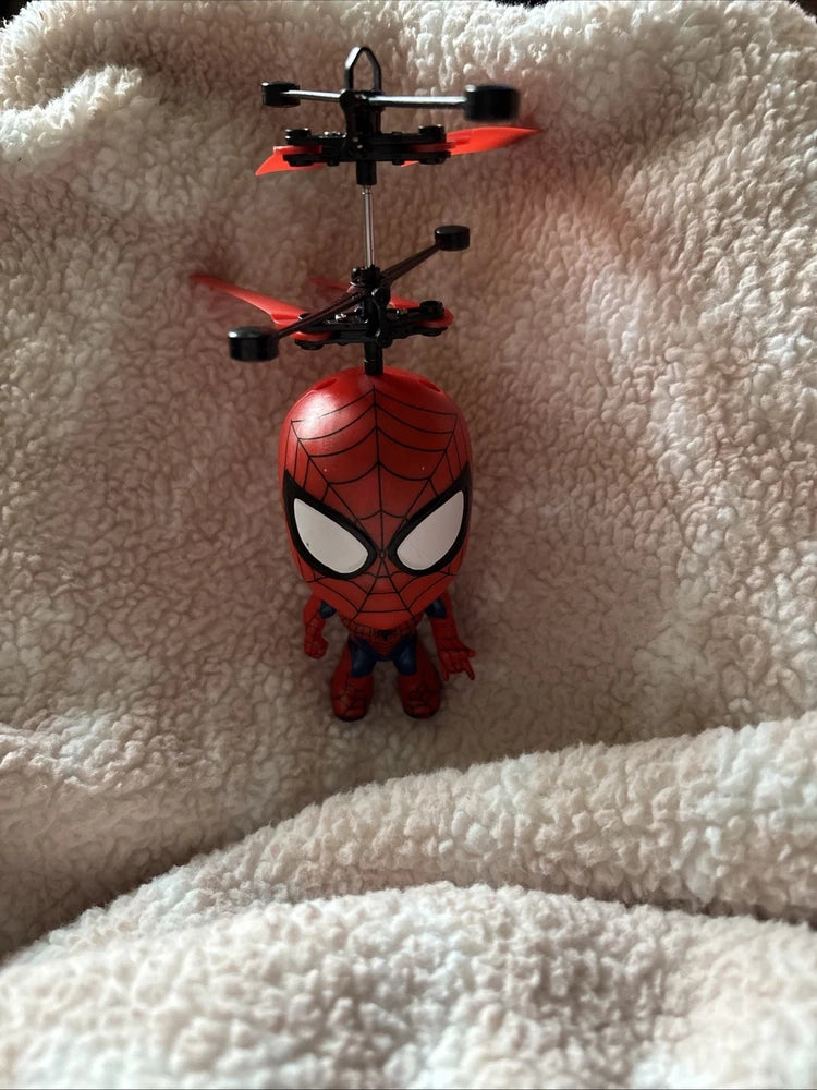 Superhero Spiderman Sensor Aircraft (No Remote) USB Charger Flying Superhero Toy