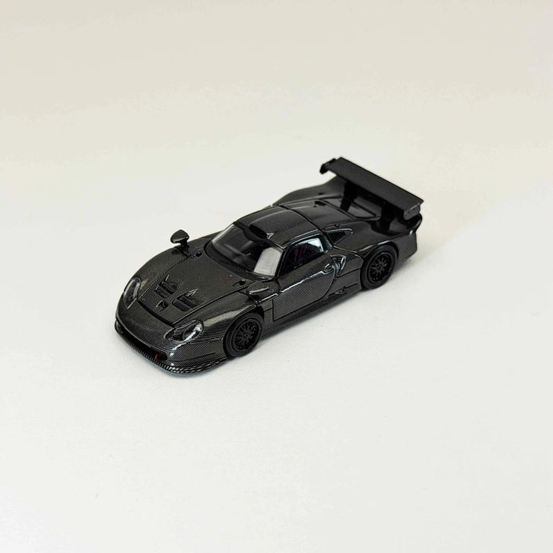 Transcend model 1:64 911 GT1 24h LeMans 1997 Black Carbon Fiber Diecast Model