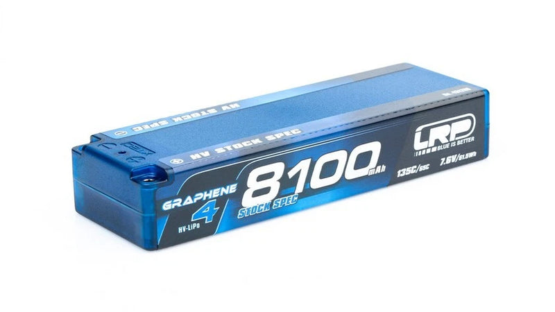 New LRP HV LCG STOCK SPEC Graphene 4 8100mAh 135C/65C 7.6V/61.5Wh
