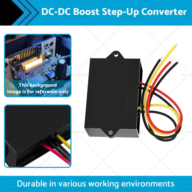 DC-DC Boost Step-Up Converter 12V to 24V 5A Car Power Supply Waterproof