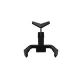 Black tail spoiler anti-drop buckle mount with integrated clamp