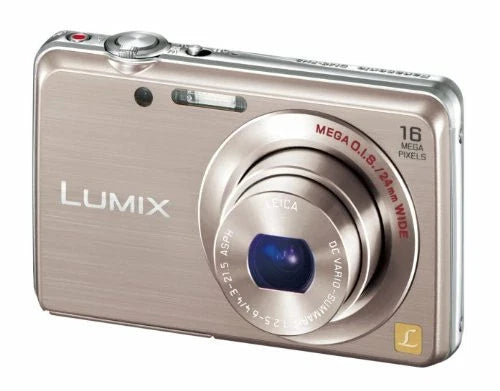 Panasonic Lumix FH8 Digital Camera Pink Gold 5x Optical Zoom From Japan