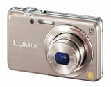 Panasonic Lumix FH8 Digital Camera Pink Gold 5x Optical Zoom From Japan