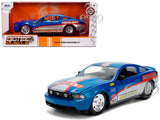 2010 FORD MUSTANG GT "REKUDO" BLUE 1/24 DIECAST MODEL CAR BY JADA 36609