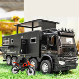 1/28 NOMADISMs Arocs Unimog Alloy Motorhome Touring Car Model Diecast RV Vehicle