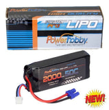 2S 7.4V 2000mAh 50C EC2 Lipo Battery Powerhobby PHB2S200050CEC2 Battery
