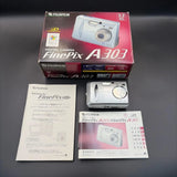 FUJIFILM A303 Compact Digital Camera Tested Working Seller Japan