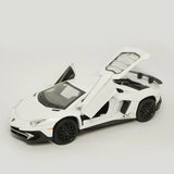 Lamborghini Aventador LP750-4 SV 1/32 Model Car Diecast Toy Vehicle Gift White Battery