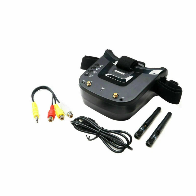 QWinOut Mini FPV Goggles Double Antenna Reception 40CH for FPV Racing Drone New