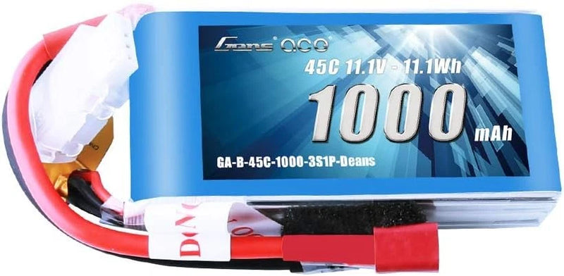 11.1V 1000mAh 3S 45C LiPo Battery Pack with T Plug for RC Plane Car Boat Truck Battery