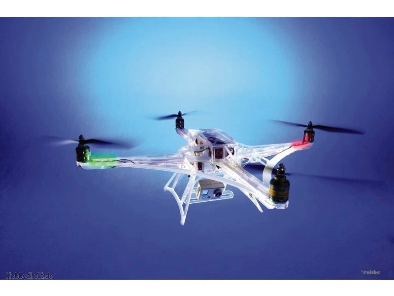 DRONE QUADRICOTTERO PLEXIGLAS KIT DI MONTAGGIO ROBBE RO-Copter A-Frame S2640
