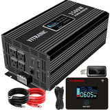 3000W Pure Sine Wave Inverter 6000W DC 12V to AC 110V with Wireless Remote