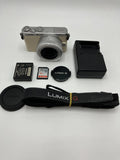 Panasonic Lumix DMC-GM1 16MP Mirrorless Camera Micro Four Thirds Silver