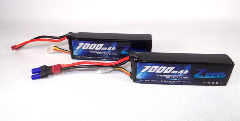 ZEEE 7000mAh 100C 11.1V 77.7Wh High Performance LiPo Battery for RC toy