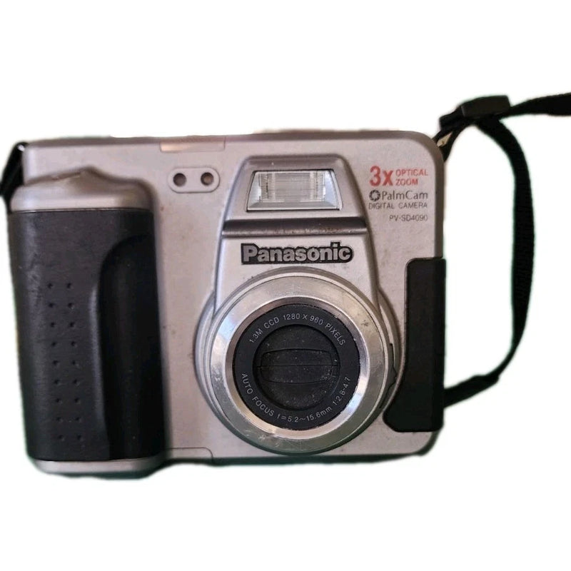 Panasonic PalmCam PV-SD4090 1.3MP Compact Camera 3x Zoom Silver Built-in Flash
