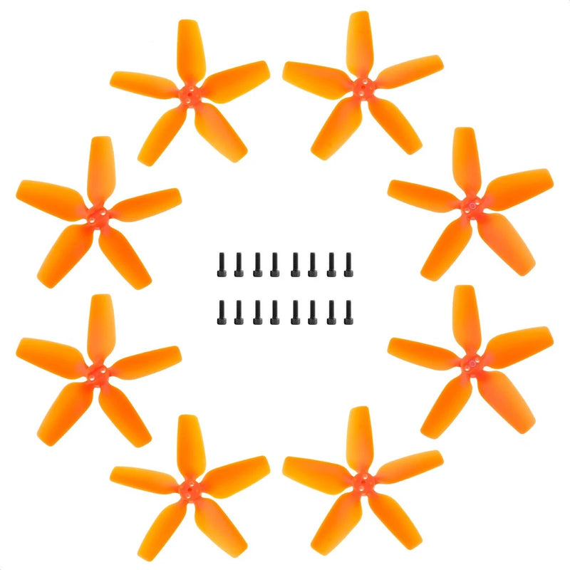 DJI Avata Drone Propellers Replacement Drone Accessories Orange (8pcs w/ Screws)