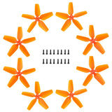 DJI Avata Drone Propellers Replacement Drone Accessories Orange (8pcs w/ Screws)
