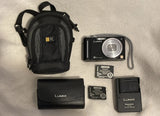 (VGood++)Panasonic LUMIX DMC-ZR1 12.1MP 8x Zoom Digital Camera BLACK w/ Extras