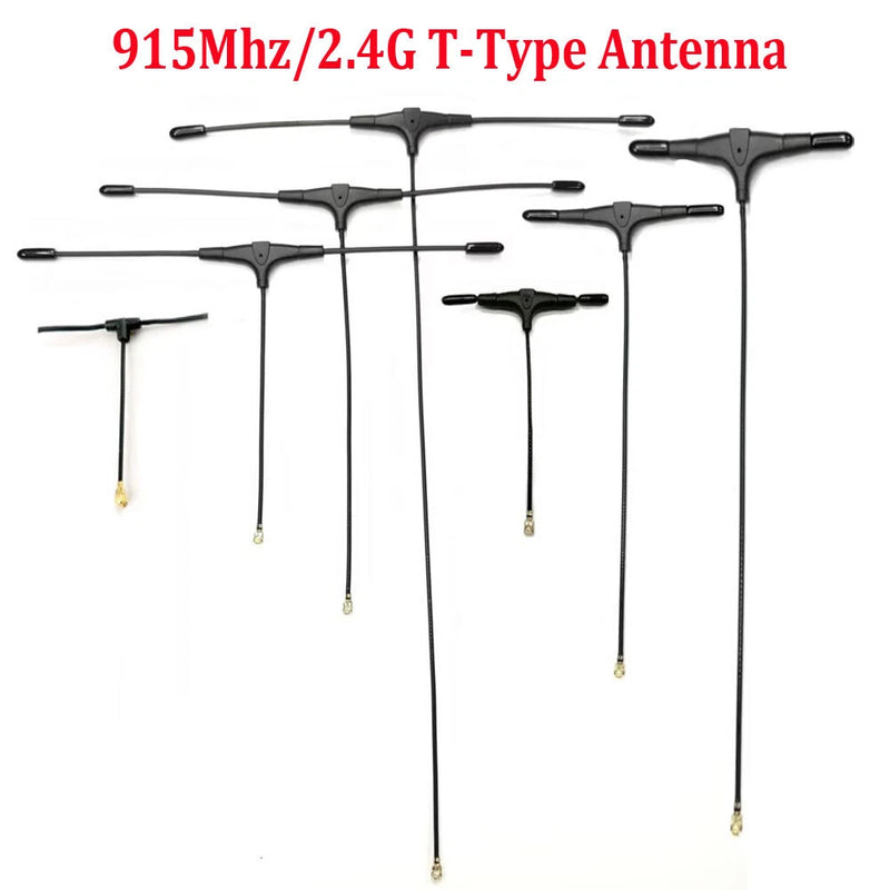 2.4GHz 915MHz T-Type Antenna UFL Plug for ELRS EP1 Receiver RC FPV Drone
