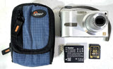 Panasonic Lumix Digital Camera DMC-FX10 6.0MP w/ Case Battery SD Card - Works