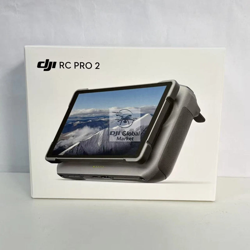 DJI RC Pro 2 remote controller box with pictured touchscreen controller