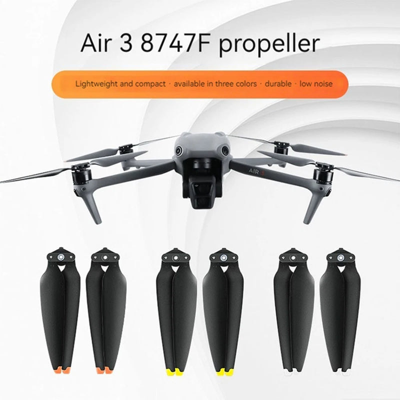 Propellers Noise Reduction Propellers Quick Release Wings Drone for DJI AIR3 #YS