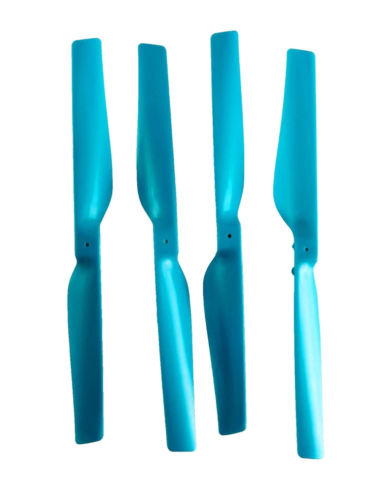 Quadcopter Stealth Propellers, Light Blue, 4-Pack