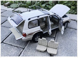 1/18 Scale  Land Cruiser LC100 White DieCast Car Model Toy Collection