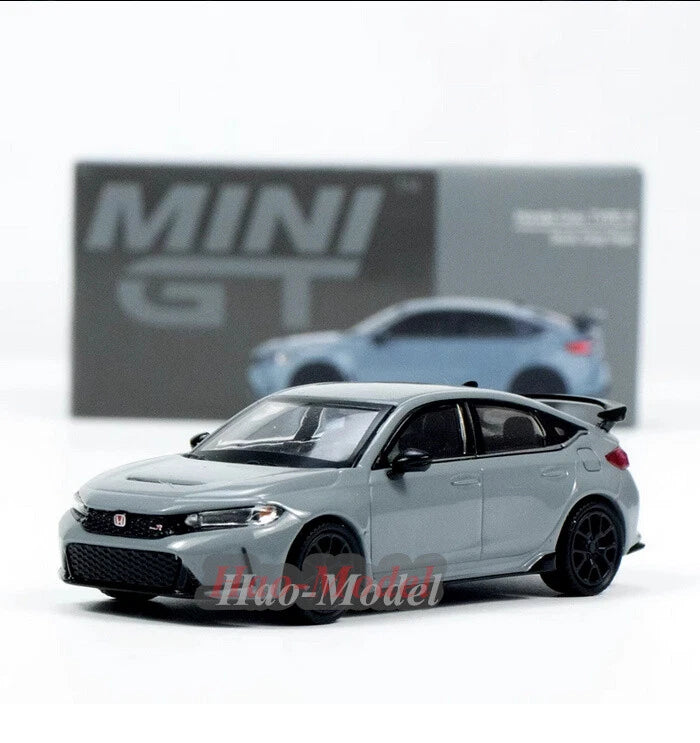 TSM MINIGT 1:64 Honda Civic TypeR FL5 2024 Car Model Alloy Diecast Toy Ornaments