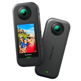 360 Action Camera - 5.7K 360 Video with Gray Standard Combo-No MicroSD Card